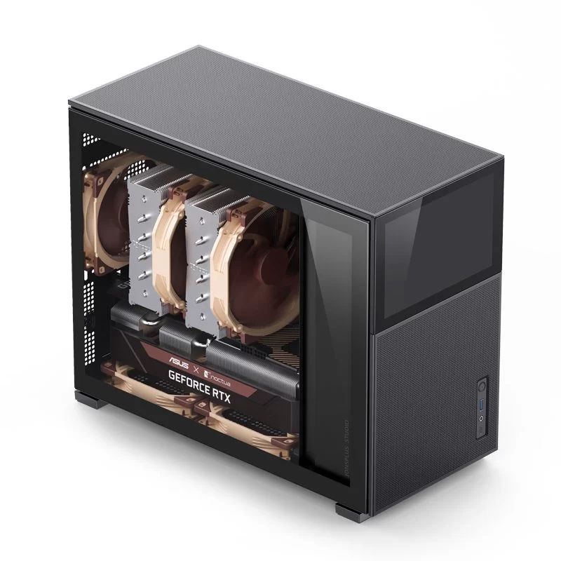 Jonsbo D31 MESH SCREEN Black M-ATX Case - Sub HD-LCD Display 16 Jonsbo D31 MESH SCREEN Black M-ATX Case - Sub HD-LCD Display - Ảnh 16