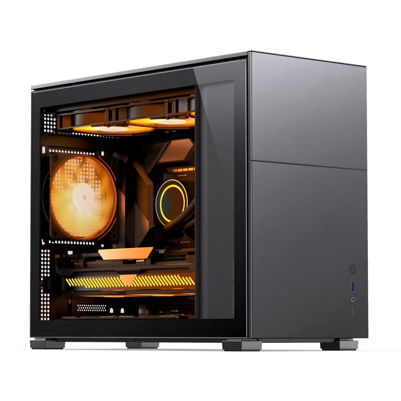 Jonsbo D31 STD SCREEN Black M-ATX Case - Sub HD-LCD Display 3 Jonsbo D31 STD SCREEN Black M-ATX Case - Sub HD-LCD Display - Ảnh 3