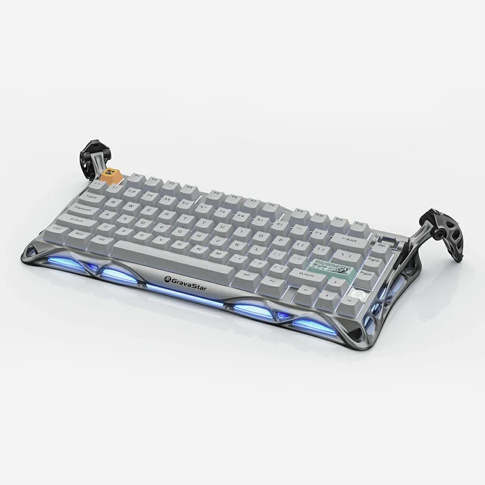 GravaStar Mercury K1 Pro - Concrete Gray Gaming Keyboard 1 GravaStar Mercury K1 Pro - Concrete Gray Gaming Keyboard