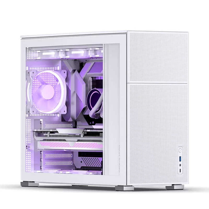 Jonsbo D41 MESH White ATX Mid Tower Case - Support GPU RTX 4090 + 360 AIO + ATX Power 14 Jonsbo D41 MESH White ATX Mid Tower Case - Support GPU RTX 4090 + 360 AIO + ATX Power - Ảnh 14