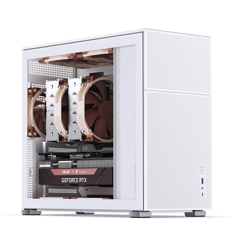 Jonsbo D41 MESH White ATX Mid Tower Case - Support GPU RTX 4090 + 360 AIO + ATX Power 3 Jonsbo D41 MESH White ATX Mid Tower Case - Support GPU RTX 4090 + 360 AIO + ATX Power - Ảnh 3