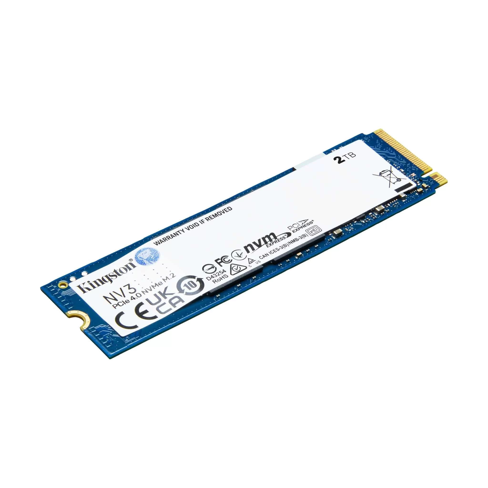 Kingston NV3 2TB (SNV3S/2000G) SSD – M.2 2280, PCIe Gen 4.0 x4 NVMe 1.4 2 Kingston NV3 2TB (SNV3S/2000G) SSD – M.2 2280, PCIe Gen 4.0 x4 NVMe 1.4 - Ảnh 2