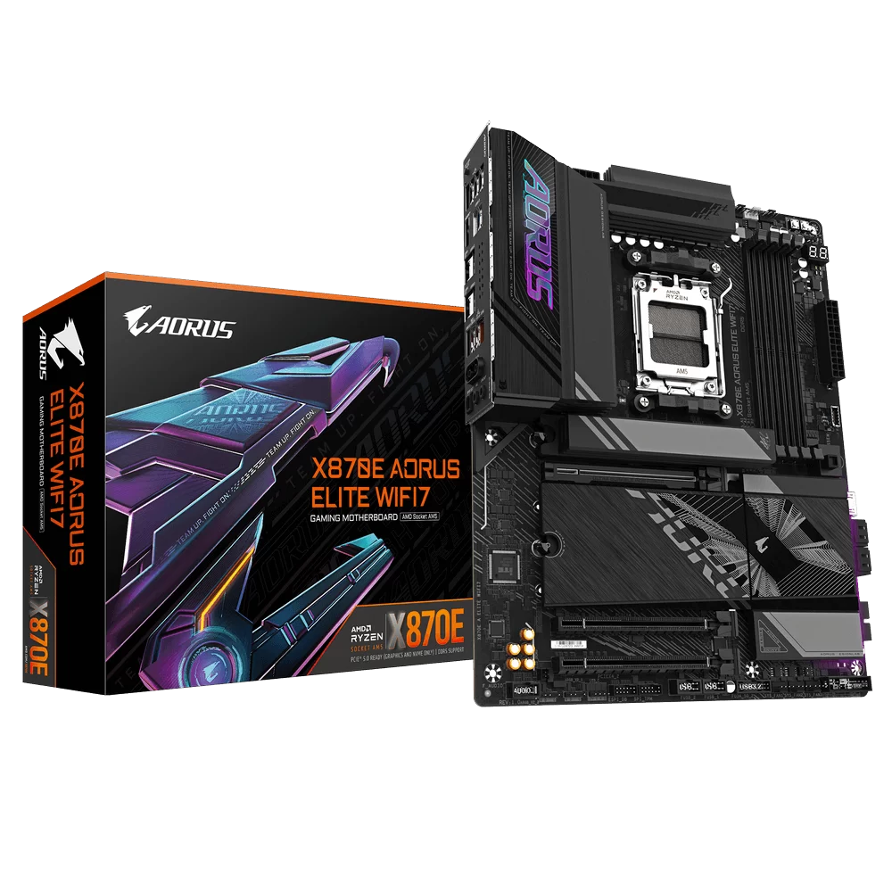 GIGABYTE X870E AORUS ELITE WIFI7 Mainboard 1 GIGABYTE X870E AORUS ELITE WIFI7 Mainboard