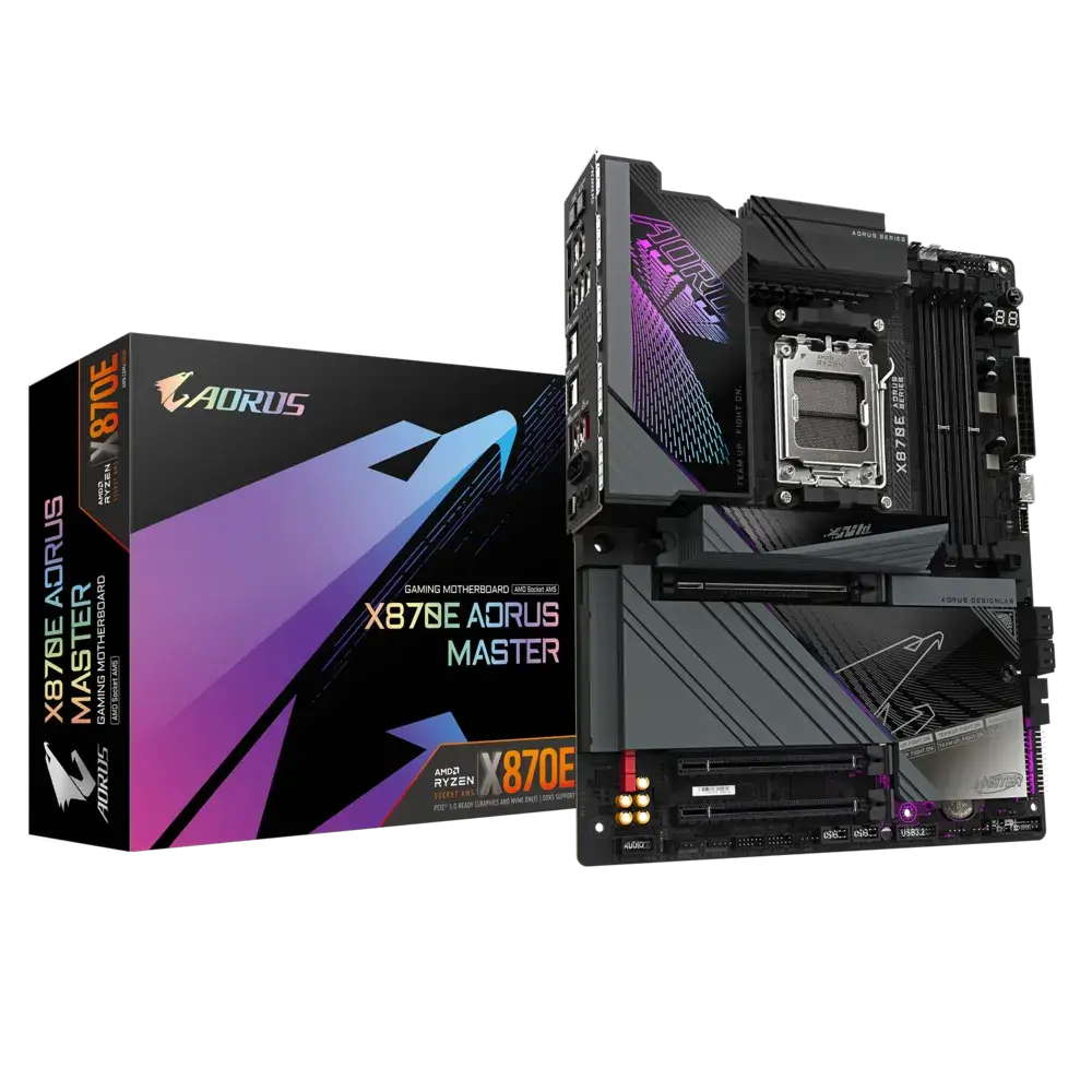 GIGABYTE X870E AORUS MASTER Mainboard 1 GIGABYTE X870E AORUS MASTER Mainboard
