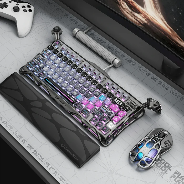 GravaStar Mercury K1 Pro Special Edition - Cyberpunk Gaming Keyboard 9 GravaStar Mercury K1 Pro Special Edition - Cyberpunk Gaming Keyboard - Ảnh 9