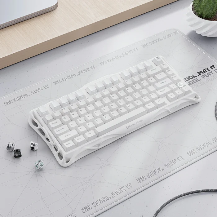 GravaStar Mercury K1 Lite Gaming Keyboard - Snow White 7 GravaStar Mercury K1 Lite Gaming Keyboard - Snow White - Ảnh 7