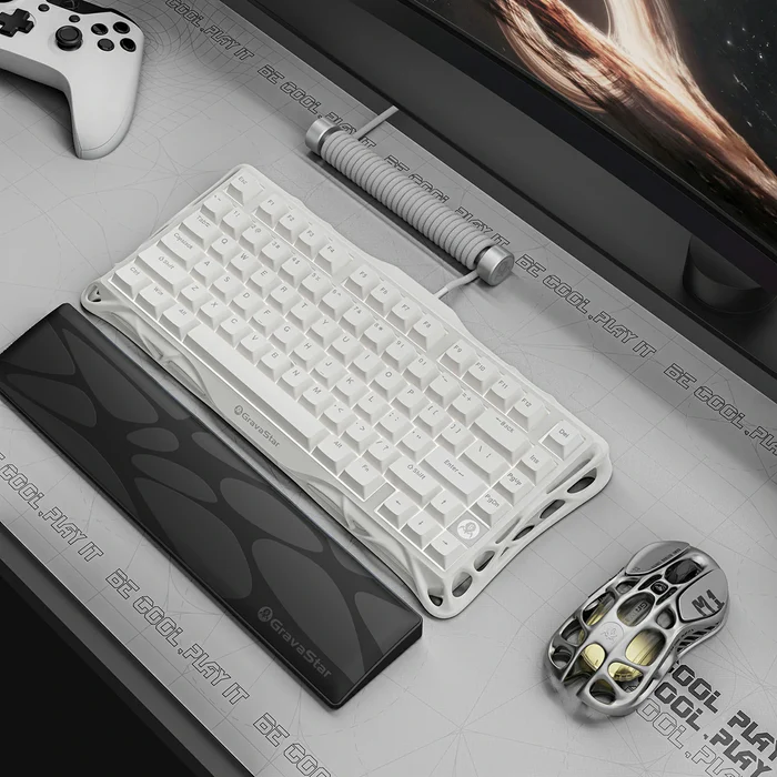 GravaStar Mercury K1 Lite Gaming Keyboard - Snow White 8 GravaStar Mercury K1 Lite Gaming Keyboard - Snow White - Ảnh 8