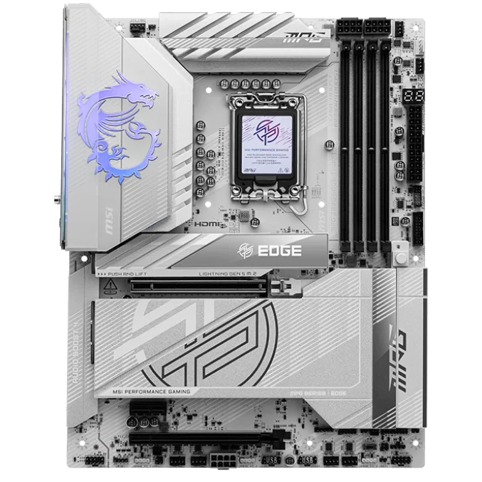 MSI MPG Z890 EDGE TI WIFI Mainboard 2 MSI MPG Z890 EDGE TI WIFI Mainboard - Ảnh 2