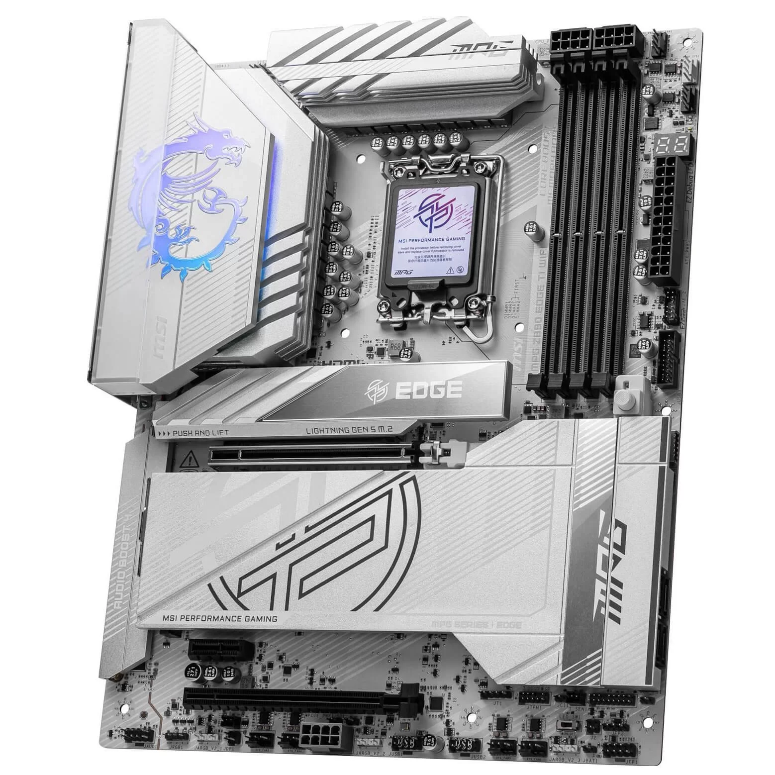 MSI MPG Z890 EDGE TI WIFI Mainboard 3 MSI MPG Z890 EDGE TI WIFI Mainboard - Ảnh 3
