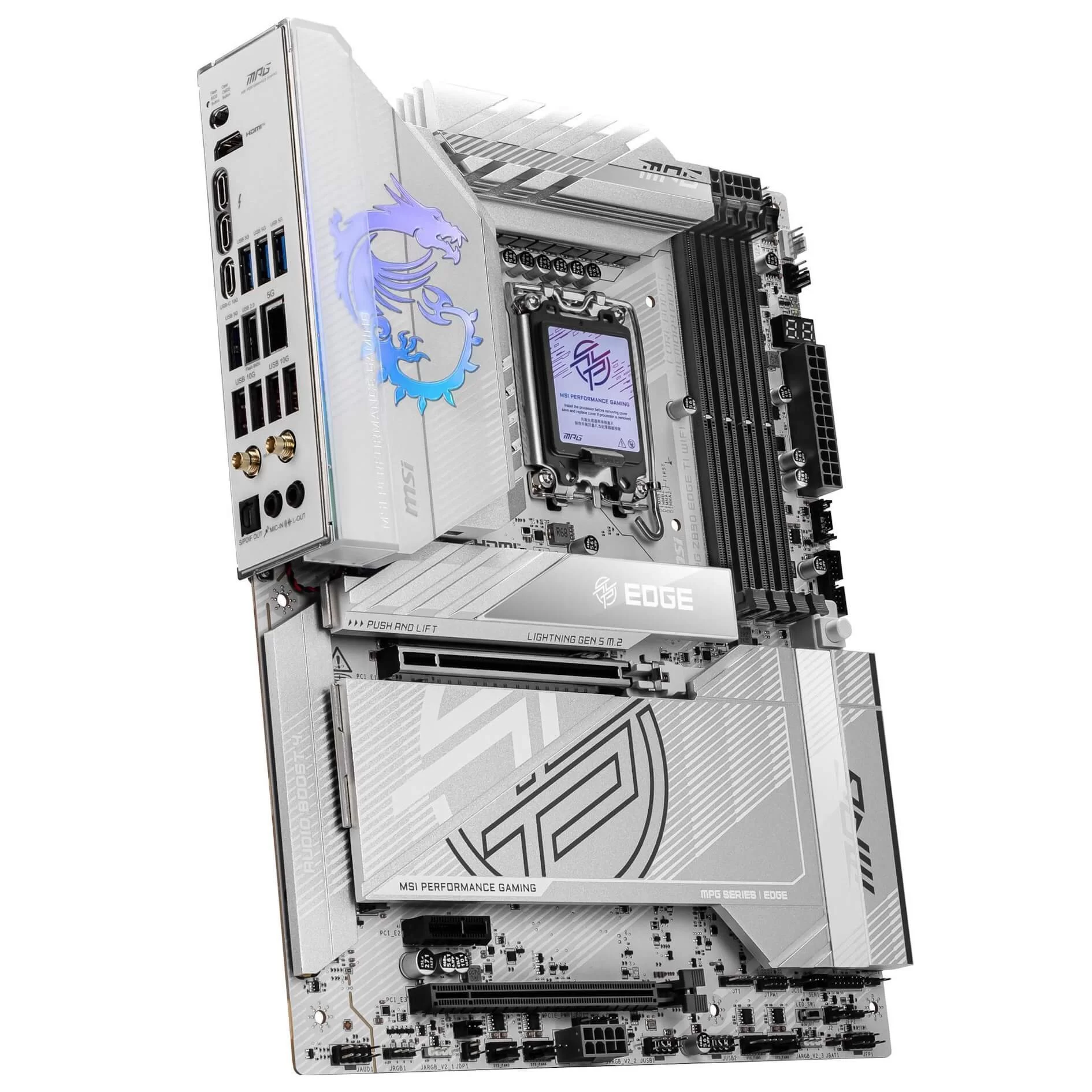 MSI MPG Z890 EDGE TI WIFI Mainboard 5 MSI MPG Z890 EDGE TI WIFI Mainboard - Ảnh 5