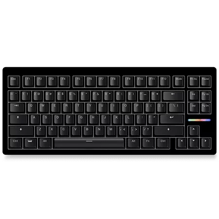 Wooting 80HE Zinc alloy Lekker V2 L60 switches Gaming Keyboard - LED bar, Rapid Trigger, True 8kHz Polling, Gasket Mounted, PC Plate, Screw-in Stabilizers 2 Wooting 80HE Zinc alloy Lekker V2 L60 switches Gaming Keyboard - LED bar, Rapid Trigger, True 8kHz Polling, Gasket Mounted, PC Plate, Screw-in Stabilizers - Ảnh 2