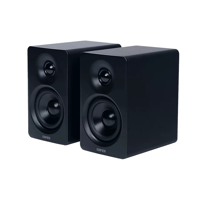 Edifier M60 Black 2.0 Compact Bookshelf Speakers - 66W (RMS) total, Bluetooth V5.3, USB-C, AUX inputs
