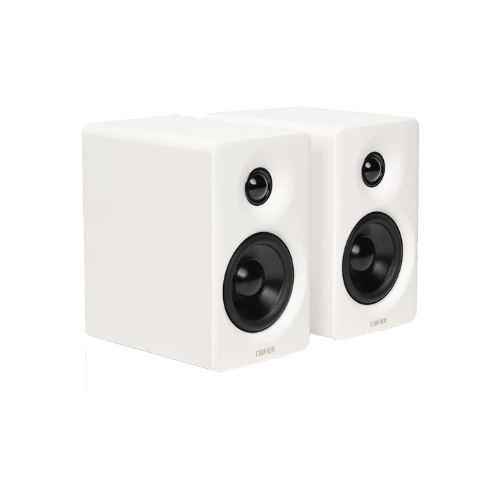 Edifier M60 White 2.0 Compact Bookshelf Speakers - 66W (RMS) total, Bluetooth V5.3, USB-C, AUX inputs 2 Edifier M60 White 2.0 Compact Bookshelf Speakers - 66W (RMS) total, Bluetooth V5.3, USB-C, AUX inputs - Ảnh 2
