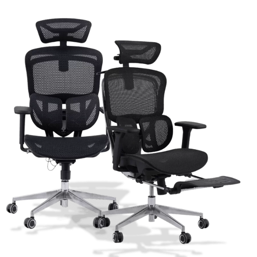 Gami Crom All Black Ergonomic Chair - tựa cổ HeadFlex 8D, tựa lưng Butterfit 2D, Multi Button, tay ghế 360 độ, lưới solidmesh USA 1 Gami Crom All Black Ergonomic Chair - tựa cổ HeadFlex 8D, tựa lưng Butterfit 2D, Multi Button, tay ghế 360 độ, lưới solidmesh USA