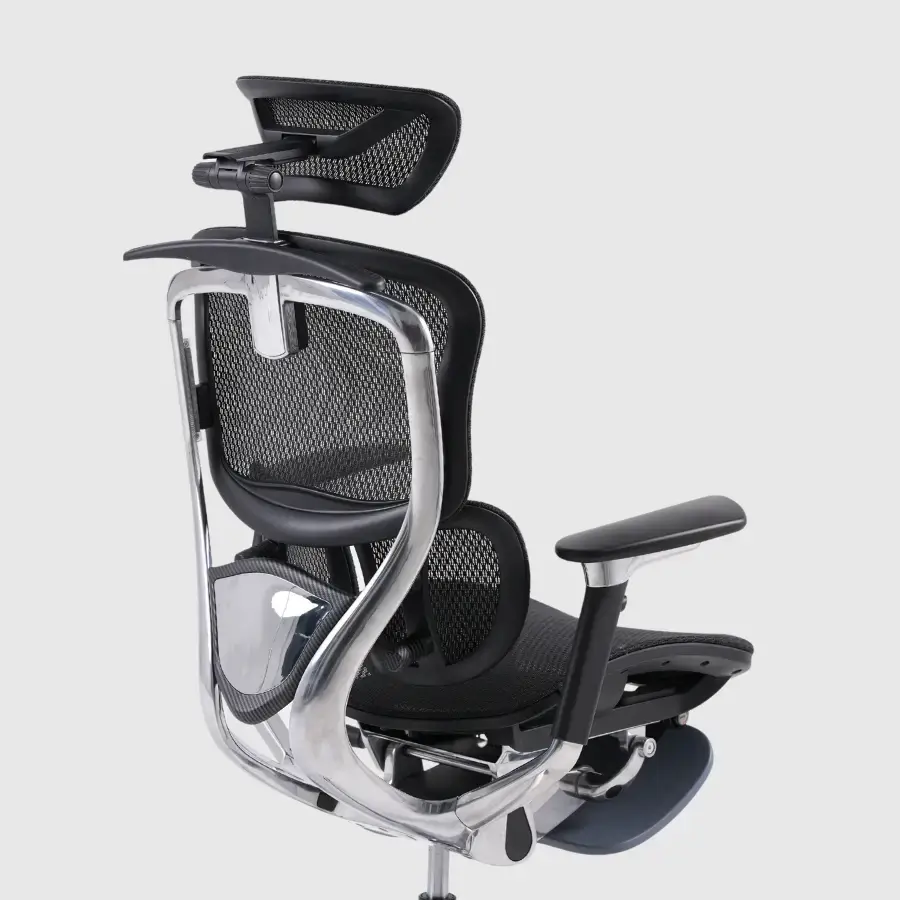 Gami Crom Pro Edition Ergonomic Chair - Khung hợp kim nguyên khối, lưng Carbon ngả 9 cấp độ, Mono Control, tay ghế 360 độ, lưới solidmesh USA, mâm Slideseat 3D Pro 3 Gami Crom Pro Edition Ergonomic Chair - Khung hợp kim nguyên khối, lưng Carbon ngả 9 cấp độ, Mono Control, tay ghế 360 độ, lưới solidmesh USA, mâm Slideseat 3D Pro - Ảnh 3