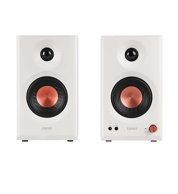 Edifier MR3 White 2.0 Powered Studio Monitor Speakers System - 18W x 2 (RMS) total, Bluetooth V5.4 3 Edifier MR3 White 2.0 Powered Studio Monitor Speakers System - 18W x 2 (RMS) total, Bluetooth V5.4 - Ảnh 3
