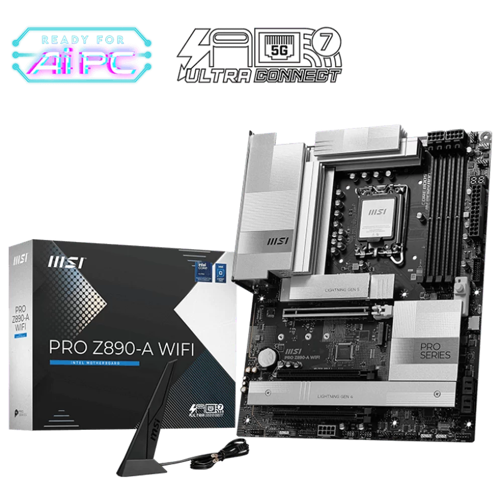 MSI PRO Z890-A WIFI Mainboard 1 MSI PRO Z890-A WIFI Mainboard