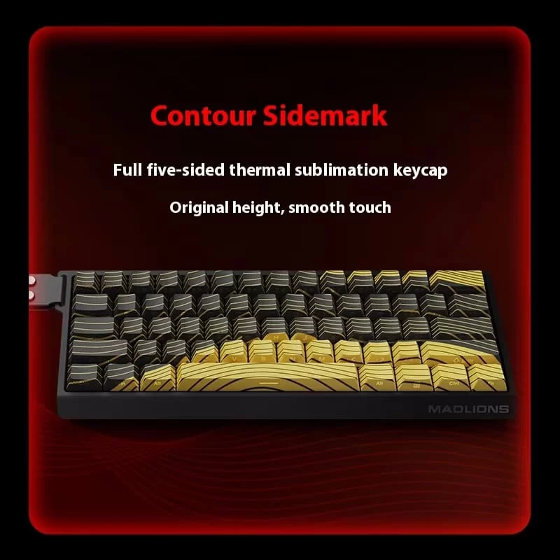 MadLion Mad68 HE RGB (1000Hz) Gateron Universal Magnetic (Non sealed) Gaming Keyboard 3 MadLion Mad68 HE RGB (1000Hz) Gateron Universal Magnetic (Non sealed) Gaming Keyboard - Ảnh 3