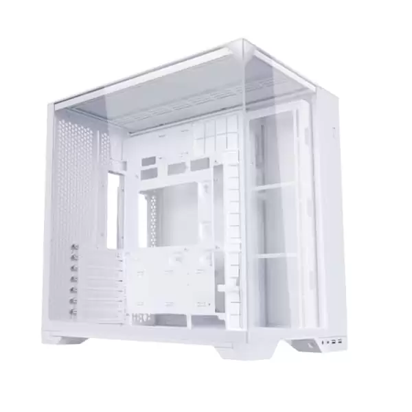 Lian Li O11 Vision Compact White Case - Aluminum, Steel, Tempered Glass ATX Mid Tower 3 Lian Li O11 Vision Compact White Case - Aluminum, Steel, Tempered Glass ATX Mid Tower - Ảnh 3
