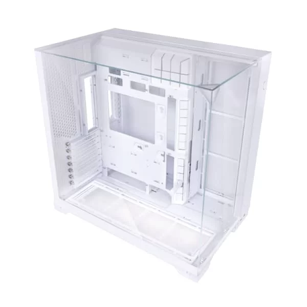 Lian Li O11 Vision Compact White Case - Aluminum, Steel, Tempered Glass ATX Mid Tower 4 Lian Li O11 Vision Compact White Case - Aluminum, Steel, Tempered Glass ATX Mid Tower - Ảnh 4