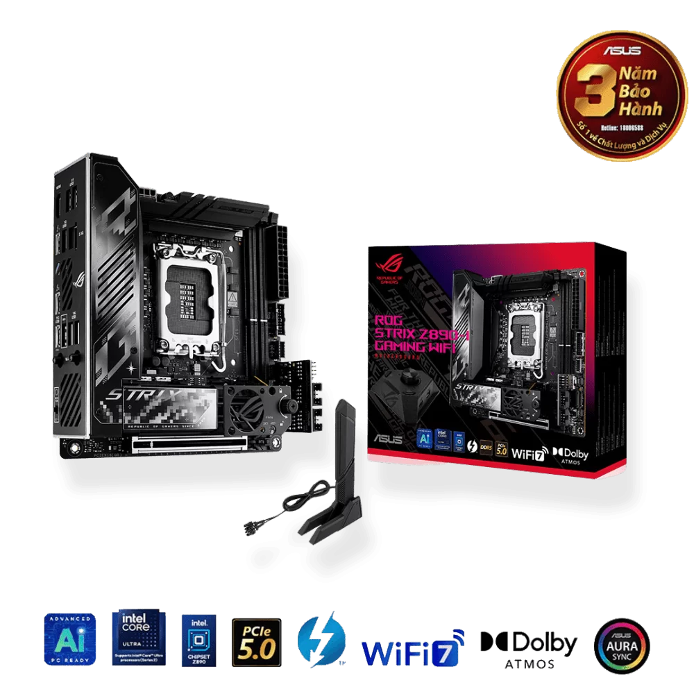 ASUS ROG STRIX Z890-I GAMING WIFI Mainboard 1 ASUS ROG STRIX Z890-I GAMING WIFI Mainboard