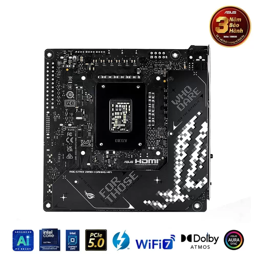 ASUS ROG STRIX Z890-I GAMING WIFI Mainboard 11 ASUS ROG STRIX Z890-I GAMING WIFI Mainboard - Ảnh 11