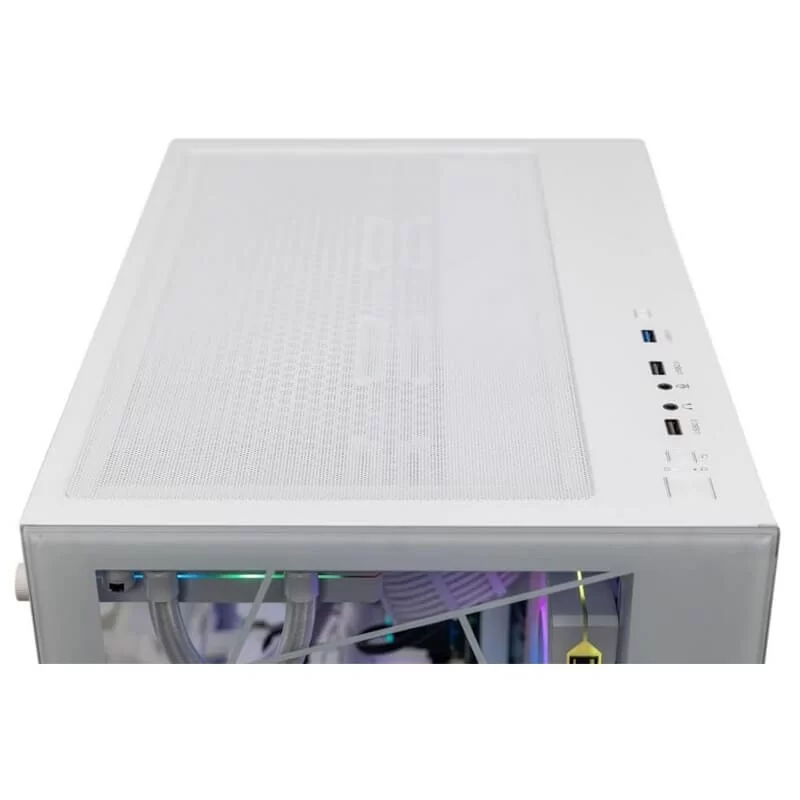 Segotep LUMI II White Case - MATX, Dual Tempered Glass, 360mm radiator support 5 Segotep LUMI II White Case - MATX, Dual Tempered Glass, 360mm radiator support - Ảnh 5