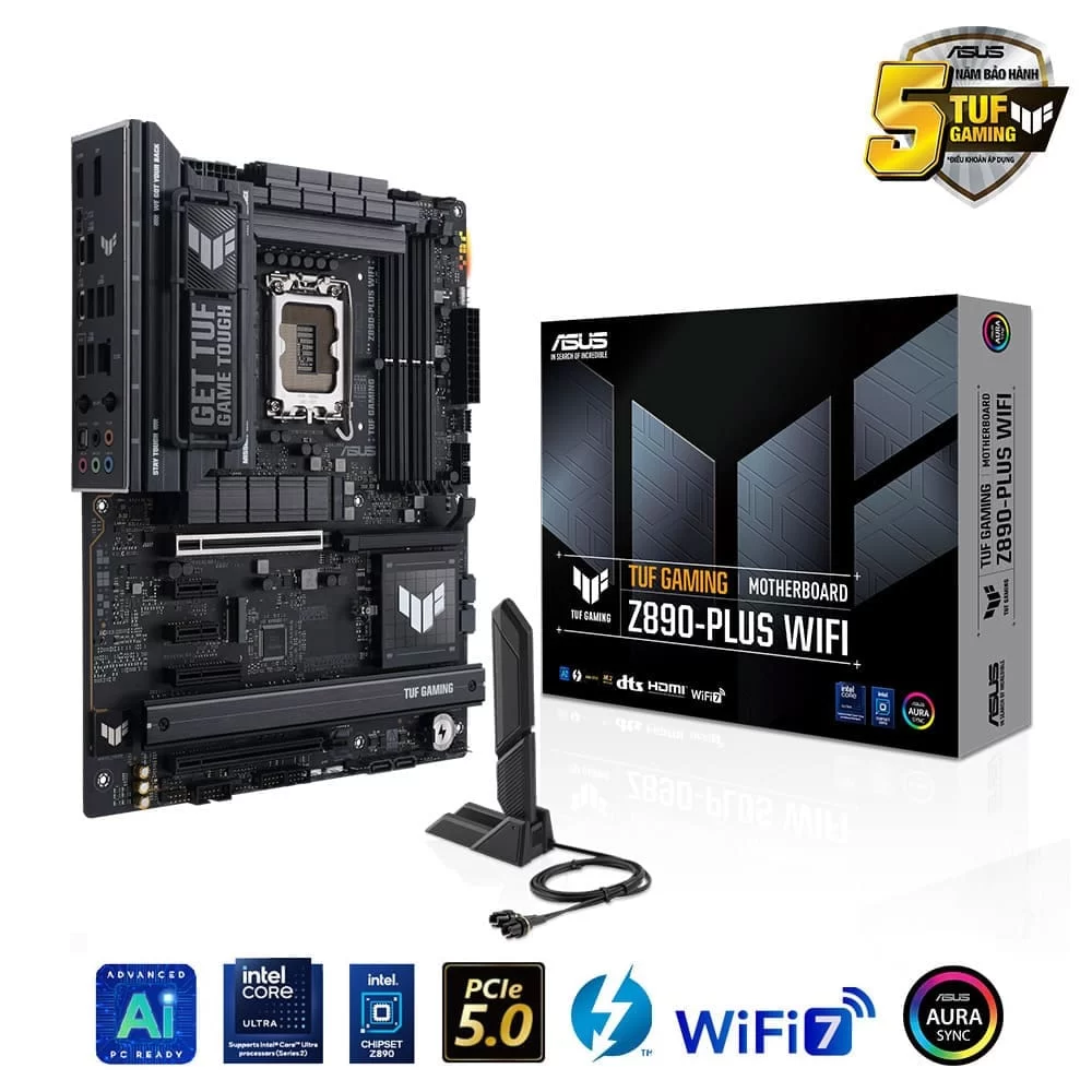 ASUS TUF GAMING Z890-PLUS WIFI Mainboard 1 ASUS TUF GAMING Z890-PLUS WIFI Mainboard