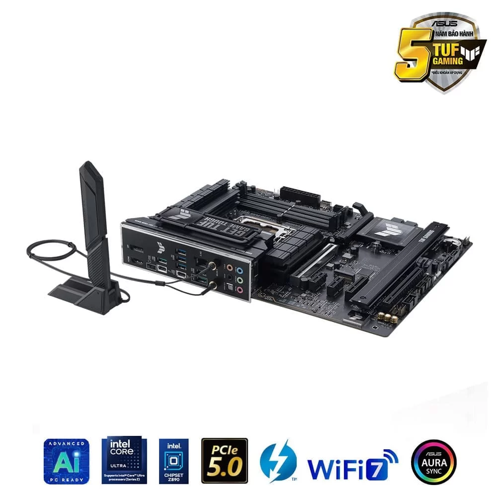 ASUS TUF GAMING Z890-PLUS WIFI Mainboard 7 ASUS TUF GAMING Z890-PLUS WIFI Mainboard - Ảnh 7