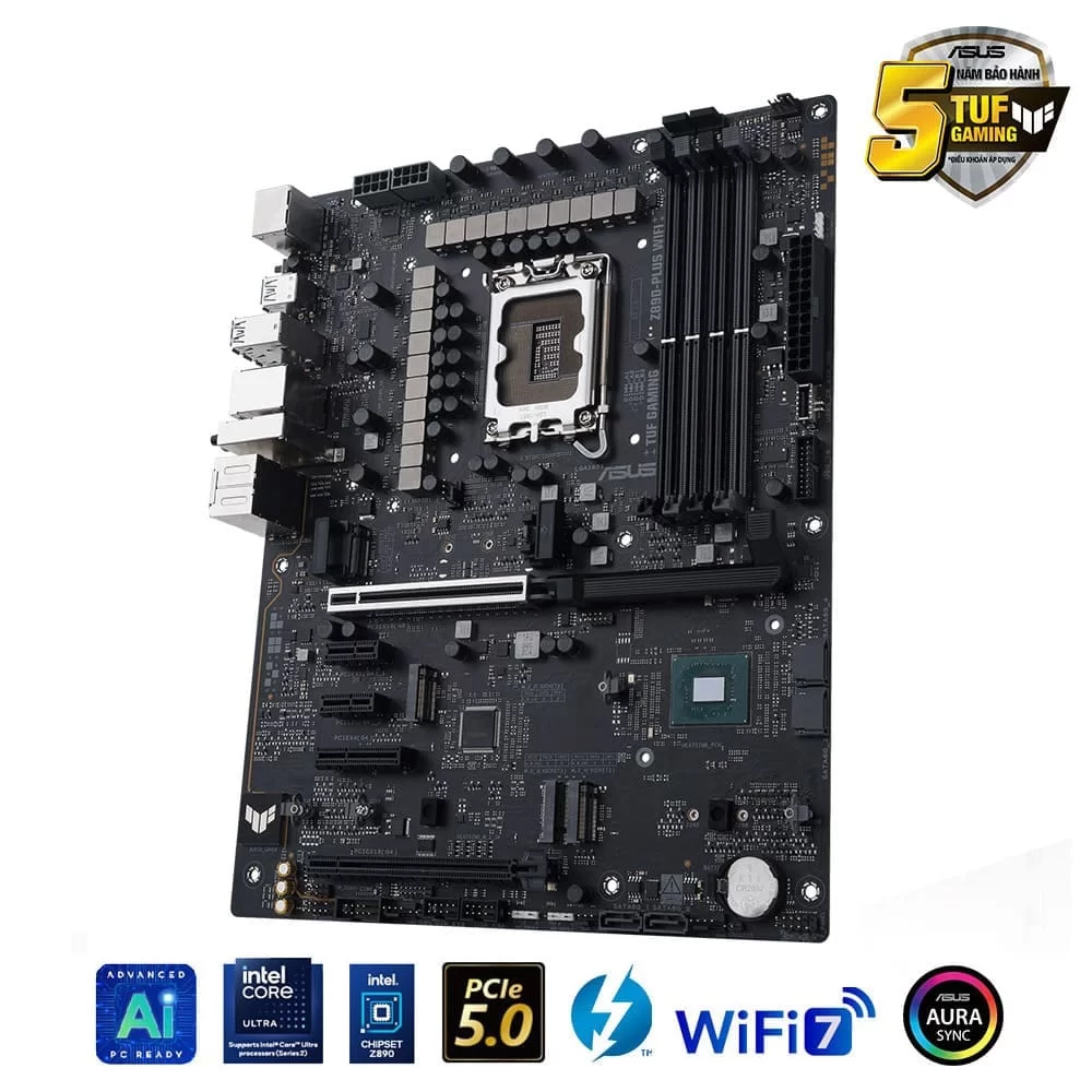 ASUS TUF GAMING Z890-PLUS WIFI Mainboard 4 ASUS TUF GAMING Z890-PLUS WIFI Mainboard - Ảnh 4