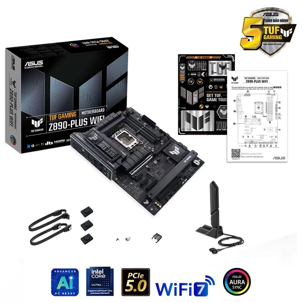 ASUS TUF GAMING Z890-PLUS WIFI Mainboard 9 ASUS TUF GAMING Z890-PLUS WIFI Mainboard - Ảnh 9