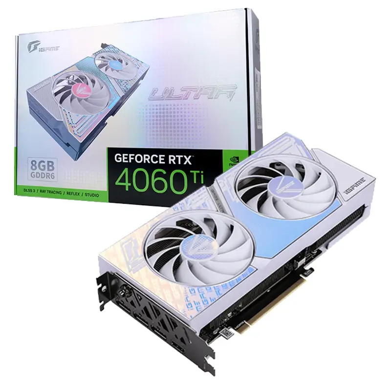 Colorful iGame GeForce RTX 4060Ti Ultra W DUO OC 8GB-V Graphics Card 2 Colorful iGame GeForce RTX 4060Ti Ultra W DUO OC 8GB-V Graphics Card - Ảnh 2