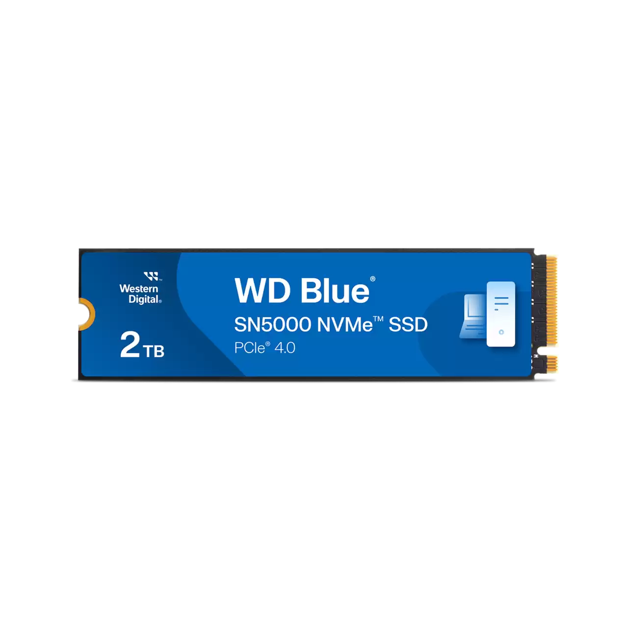 Western Digital WD Blue SN5000 2TB (WDS200T4B0E) SSD – M.2 2280, PCIe Gen 4.0 x4 NVMe 1.4