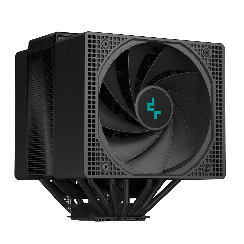 Deepcool DEEPCOOL ASSASSIN IV VC VISION CPU Air Cooler - Black, 7 Heatpipes, Dual Tower, Quad-Segmented Digital Display 2 Deepcool DEEPCOOL ASSASSIN IV VC VISION CPU Air Cooler - Black, 7 Heatpipes, Dual Tower, Quad-Segmented Digital Display - Ảnh 2