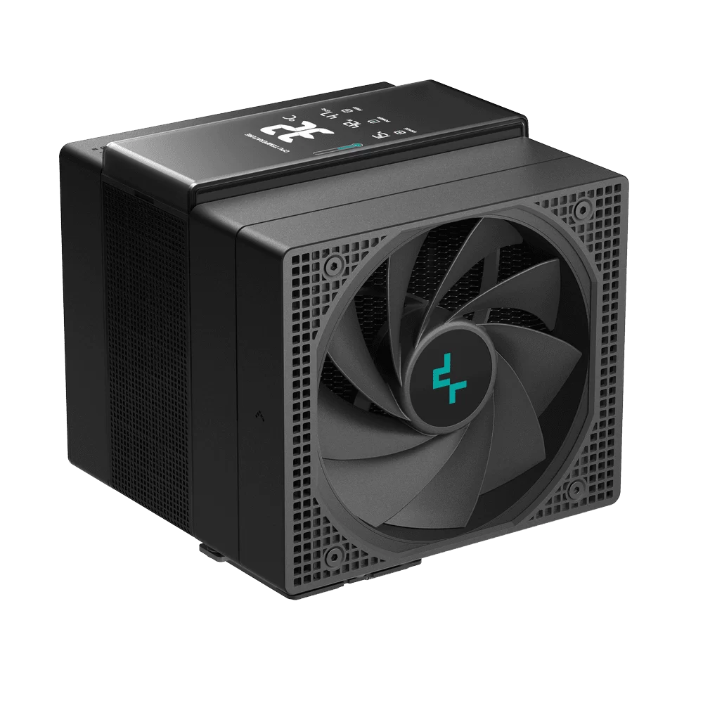 Deepcool DEEPCOOL ASSASSIN IV VC VISION CPU Air Cooler - Black, 7 Heatpipes, Dual Tower, Quad-Segmented Digital Display 3 Deepcool DEEPCOOL ASSASSIN IV VC VISION CPU Air Cooler - Black, 7 Heatpipes, Dual Tower, Quad-Segmented Digital Display - Ảnh 3