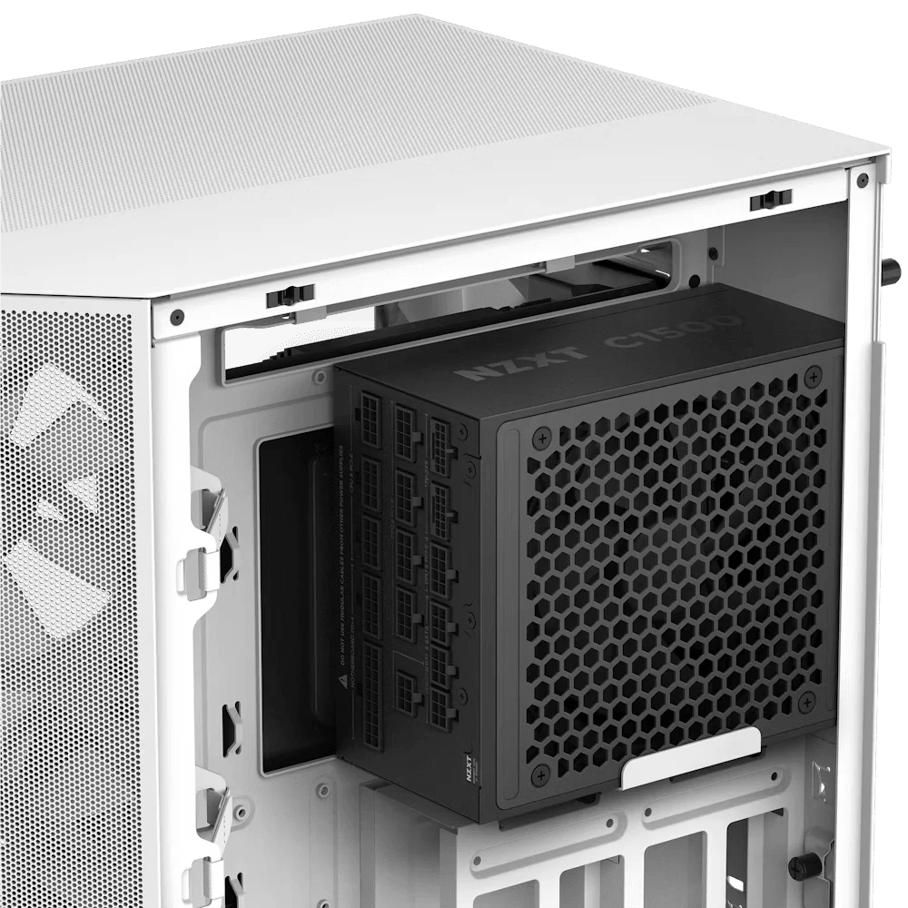 NZXT C1500 Platinum ATX 3.1 BLACK (PA-5P1BB-EU) PSU - 1500W, 80 Plus Platinum, Dual 12V-2x6 Connectors, Zero Fan Mode, 100% Japanese Capacitors 4 NZXT C1500 Platinum ATX 3.1 BLACK (PA-5P1BB-EU) PSU - 1500W, 80 Plus Platinum, Dual 12V-2x6 Connectors, Zero Fan Mode, 100% Japanese Capacitors - Ảnh 4