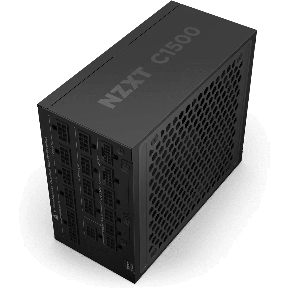 NZXT C1500 Platinum ATX 3.1 BLACK (PA-5P1BB-EU) PSU - 1500W, 80 Plus Platinum, Dual 12V-2x6 Connectors, Zero Fan Mode, 100% Japanese Capacitors 6 NZXT C1500 Platinum ATX 3.1 BLACK (PA-5P1BB-EU) PSU - 1500W, 80 Plus Platinum, Dual 12V-2x6 Connectors, Zero Fan Mode, 100% Japanese Capacitors - Ảnh 6