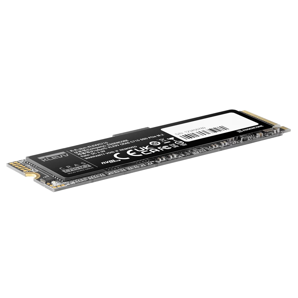 KLEVV CRAS C715 1TB SSD - M.2 2280, PCIe Gen 3.0 x4 NVMe 1.3 5 KLEVV CRAS C715 1TB SSD - M.2 2280, PCIe Gen 3.0 x4 NVMe 1.3 - Ảnh 5