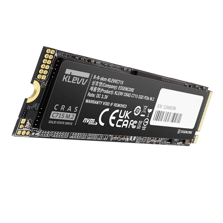 KLEVV CRAS C715 1TB SSD - M.2 2280, PCIe Gen 3.0 x4 NVMe 1.3 9 KLEVV CRAS C715 1TB SSD - M.2 2280, PCIe Gen 3.0 x4 NVMe 1.3 - Ảnh 9