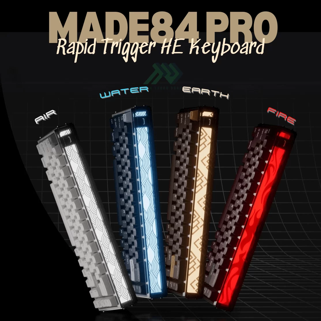 MelGeek Made84 Pro (4 Elements) Rapid Trigger Keyboard - 75%, Magnetic Switch, Snap Tap, 8K Polling Rate 1 MelGeek Made84 Pro (4 Elements) Rapid Trigger Keyboard - 75%, Magnetic Switch, Snap Tap, 8K Polling Rate
