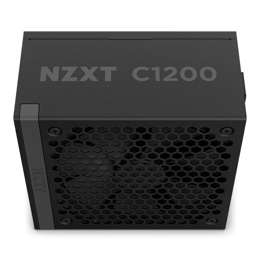 NZXT C1200 Gold ATX 3.1 BLACK (PA-2G2BB-EU) PSU - 1200W, 80 Plus Gold, 2V-2x6 Connector, Zero Fan Mode, 100% Japanese Capacitors 2 NZXT C1200 Gold ATX 3.1 BLACK (PA-2G2BB-EU) PSU - 1200W, 80 Plus Gold, 2V-2x6 Connector, Zero Fan Mode, 100% Japanese Capacitors - Ảnh 2