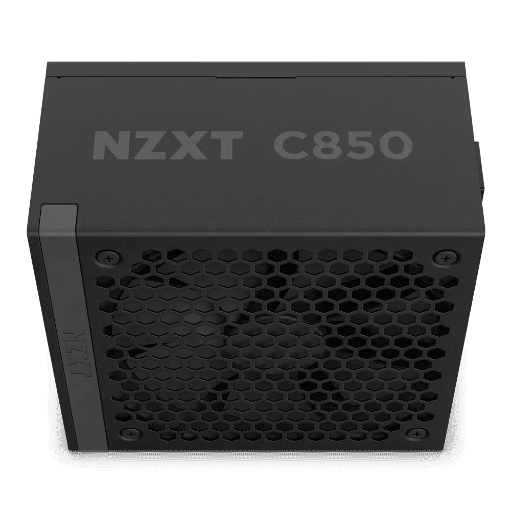 NZXT C850 Gold ATX 3.1 BLACK (PA-8G2BB-EU) PSU - 850W, 80 Plus Gold, 2V-2x6 Connector, Zero Fan Mode, 100% Japanese Capacitors 2 NZXT C850 Gold ATX 3.1 BLACK (PA-8G2BB-EU) PSU - 850W, 80 Plus Gold, 2V-2x6 Connector, Zero Fan Mode, 100% Japanese Capacitors - Ảnh 2