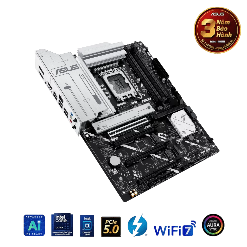 ASUS PRIME Z890-P WIFI CSM Mainboard 7 ASUS PRIME Z890-P WIFI CSM Mainboard - Ảnh 7
