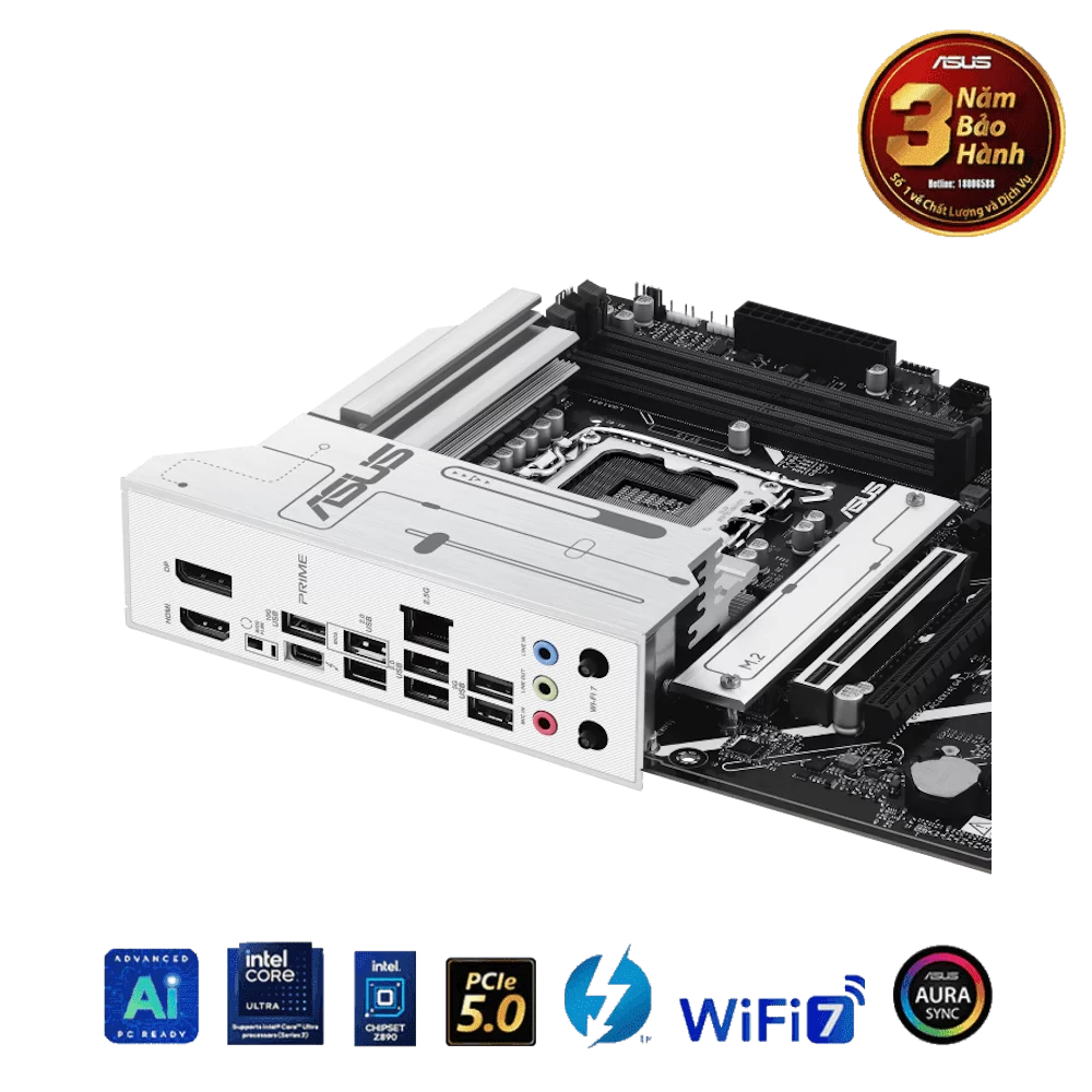 ASUS PRIME Z890-P WIFI CSM Mainboard 6 ASUS PRIME Z890-P WIFI CSM Mainboard - Ảnh 6
