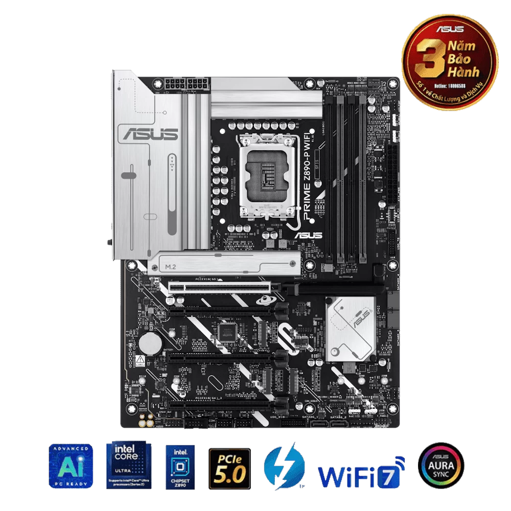 ASUS PRIME Z890-P WIFI CSM Mainboard 2 ASUS PRIME Z890-P WIFI CSM Mainboard - Ảnh 2