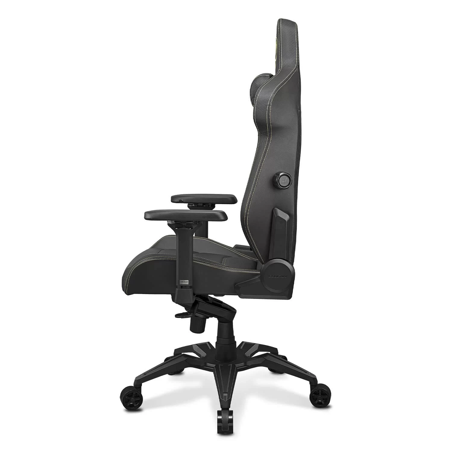 Cougar Armor EVO Royal Gaming Chair - Gold, Magnetic Memory Foam Neck Pillow, PVC leather, Full steel frame, 5D armrest, Footrest, Lumbar Cushion 7 Cougar Armor EVO Royal Gaming Chair - Gold, Magnetic Memory Foam Neck Pillow, PVC leather, Full steel frame, 5D armrest, Footrest, Lumbar Cushion - Ảnh 7