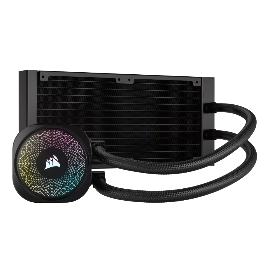 CORSAIR NAUTILUS 240 RS ARGB Liquid CPU Cooler (CW-9060092-WW) - Black, 240mm radiator, 2x 120mm RS120 ARGB fans 6 CORSAIR NAUTILUS 240 RS ARGB Liquid CPU Cooler (CW-9060092-WW) - Black, 240mm radiator, 2x 120mm RS120 ARGB fans - Ảnh 6
