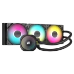 CORSAIR NAUTILUS 360 ARGB Liquid CPU Cooler (CW-9060093-WW) - Black, 360mm radiator, 3x 120mm RS120 ARGB fans