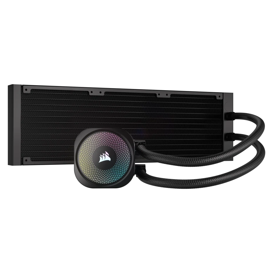 CORSAIR NAUTILUS 360 ARGB Liquid CPU Cooler (CW-9060093-WW) - Black, 360mm radiator, 3x 120mm RS120 ARGB fans 6 CORSAIR NAUTILUS 360 ARGB Liquid CPU Cooler (CW-9060093-WW) - Black, 360mm radiator, 3x 120mm RS120 ARGB fans - Ảnh 6