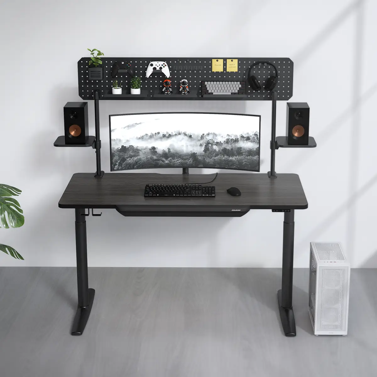 Cougar E-ODYSSEY Electric Gaming Desk (1500 x 700 x 25 mm) 13 Cougar E-ODYSSEY Electric Gaming Desk (1500 x 700 x 25 mm) - Ảnh 13